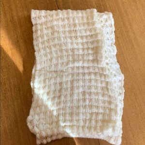 White infinity scarf